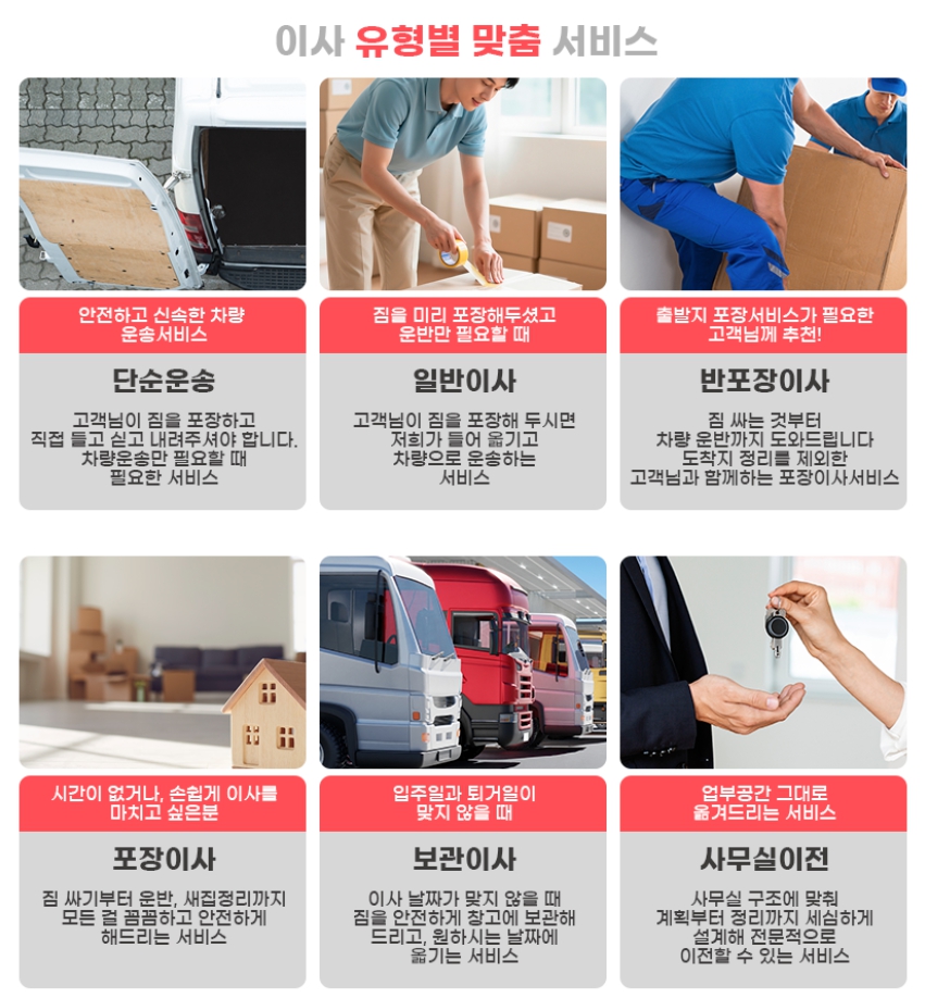 광주 광산구 용달이사·원룸이사 전문